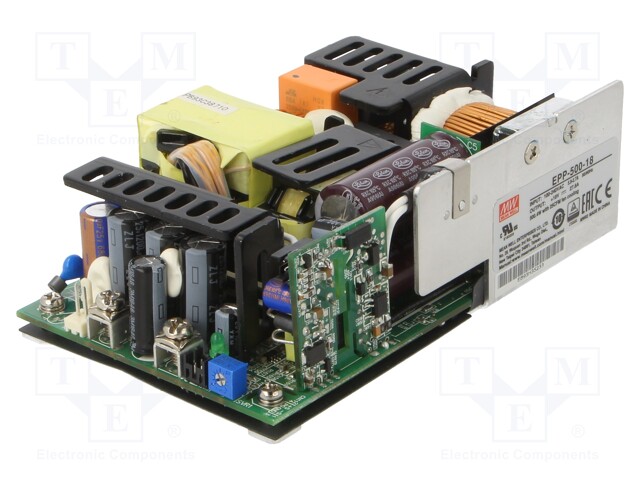 Power supply: switched-mode; 500W; 127÷370VDC; 90÷264VAC; OUT: 1