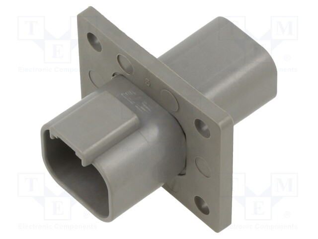 Connector: wire-wire; DT; socket; male; PIN: 4; IP68; Locking: latch