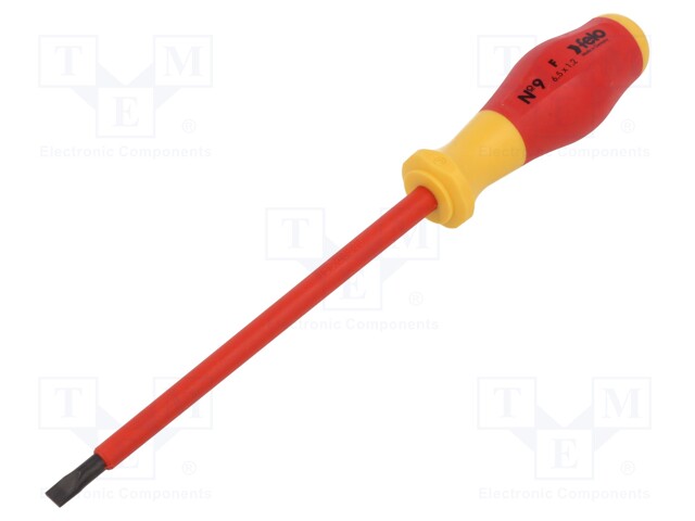 Screwdriver; insulated; slot; 6,5x1,2mm