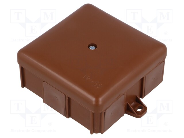 Enclosure: junction box; X: 86mm; Y: 86mm; Z: 39mm; wall mount; IP55