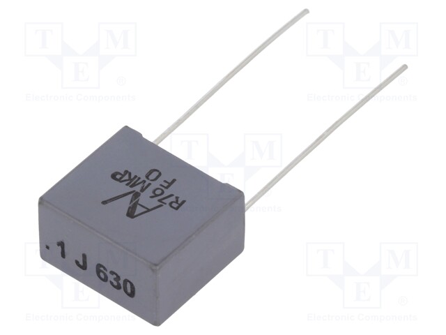 Capacitor: polypropylene; 100nF; 15mm; ±5%; 18x10x16mm; -55÷105°C