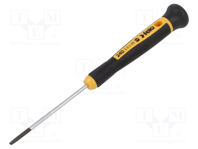 Screwdriver; slot; precision; 2,5x0,4mm