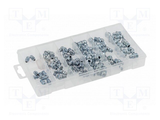 Grease nipple set; 110pcs.