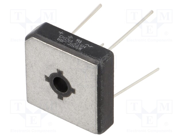 Single-phase bridge rectifier; Urmax: 600V; If: 35A; Ifsm: 400A