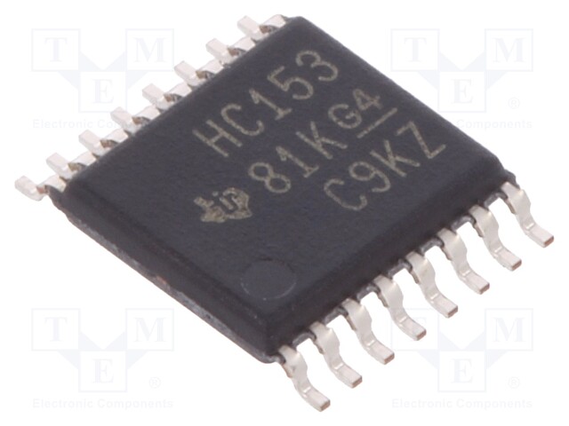 IC: digital; 4-to-1 lines,multiplexer,data selector; SMD; 2÷6VDC