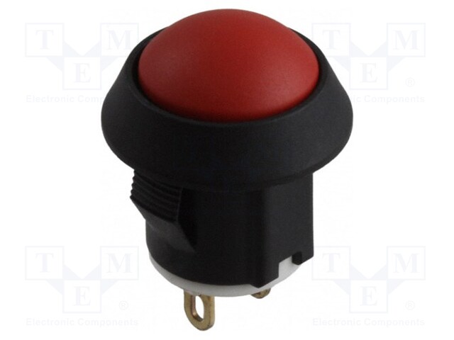 Switch: push-button; Pos: 2; SPST-NO; 0.125A/125VAC; 0.2A/24VDC