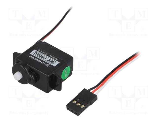 Motor: servo; 4.8÷6VDC; micro; analogue; 6g; 21.5x11.5x20mm