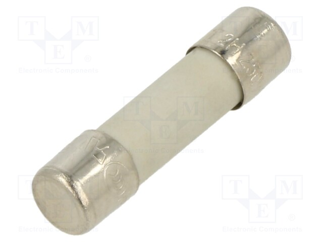 Fuse: fuse; time-lag; 2A; 250VAC; ceramic,cylindrical; 5x20mm; 5HT