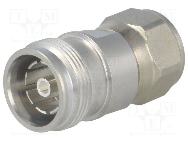 Adapter; N plug,4.3-10 socket; Insulation: teflon; 6GHz; 50Ω