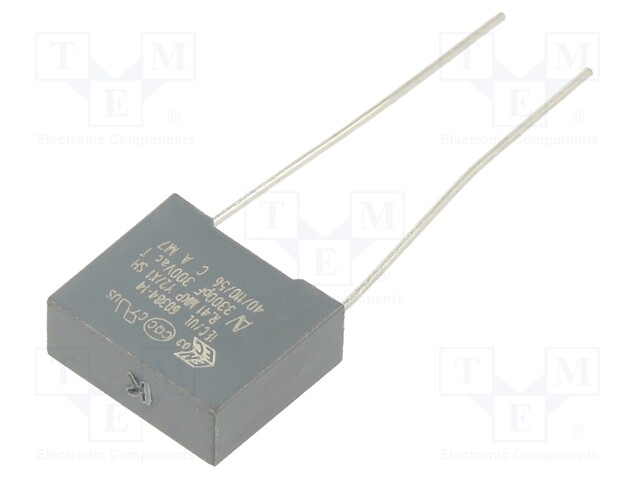 Capacitor: polypropylene; Y2; 3.3nF; 10mm; ±10%; 13x11x5mm; 300VAC