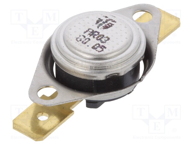 Sensor: thermostat; Output conf: SPST-NC; 80°C; 16A; 250VAC; ±5°C