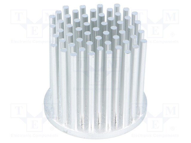 Heatsink; LED; Ø: 50mm; H: 45mm; 6.32K/W