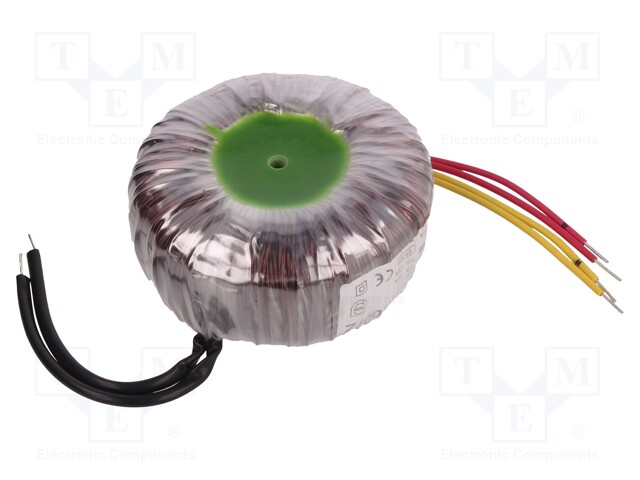 Transformer: toroidal; 100VA; 230VAC; 18V; 18V; 2.77A; 2.77A; 1.1kg