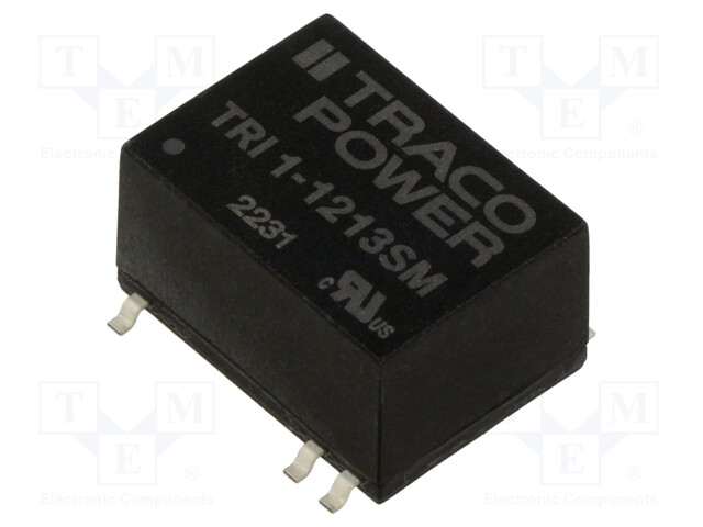 Converter: DC/DC; 1W; Uin: 10.8÷13.2V; Uout: 15VDC; Iout: 68mA; SMD14
