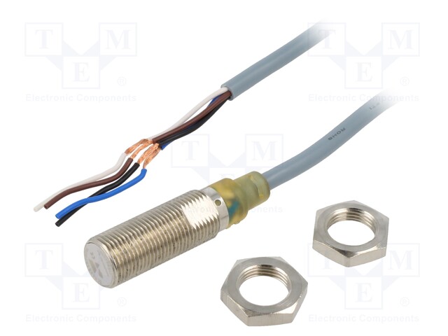 Sensor: inductive; 0÷4mm; 10÷36VDC; M12; Connection: lead 2m; IP67