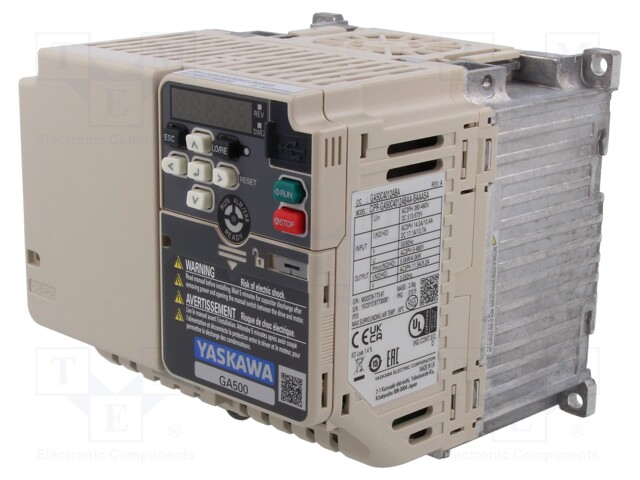 Vector inverter; Max motor power: 4/5.5kW; Out.voltage: 3x400VAC