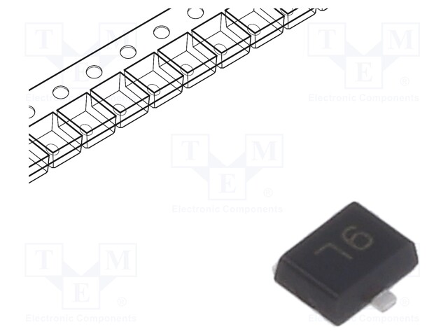 Diode: Zener; 425mW; 15V; SMD; reel,tape; SOT663; Ifmax: 200mA