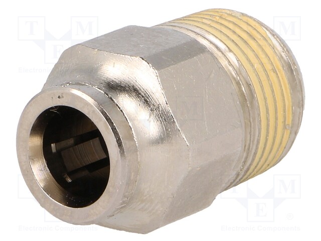 Metal connector; straight; BSP 3/8"