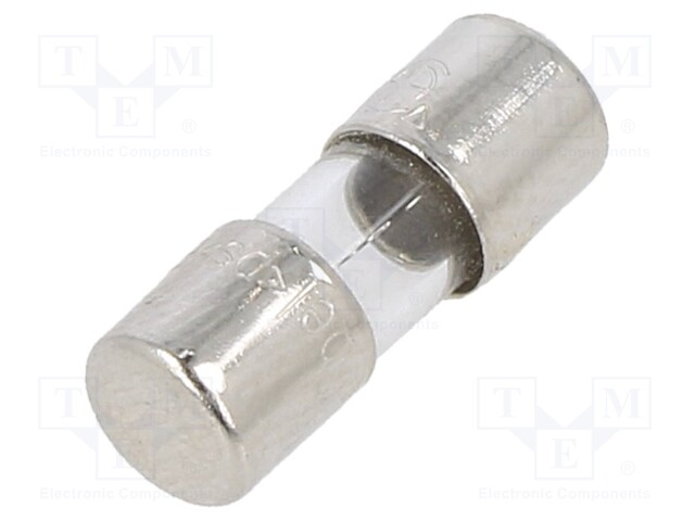 Fuse: fuse; quick blow; 2A; 350VAC; cylindrical,glass; 5x15mm; 2JQ