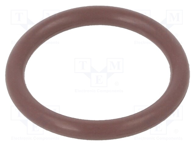 O-ring gasket; FPM; D: 2.5mm; Øint: 18mm; brown; -20÷200°C