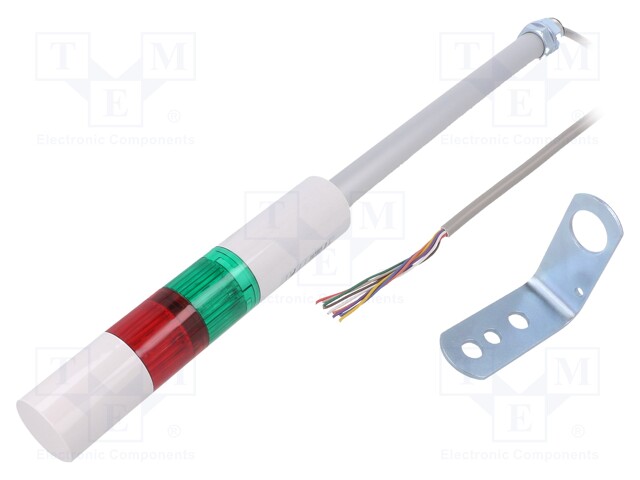 Signaller: signalling column; LED; red/green; 24VDC; IP54; LR4