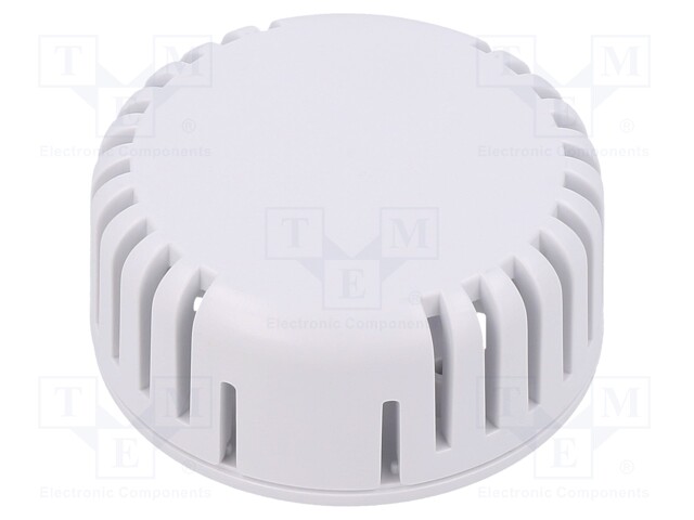 Enclosure: for alarms; Z: 20.3mm; ABS; white; Ø: 45mm; Series: 1551V