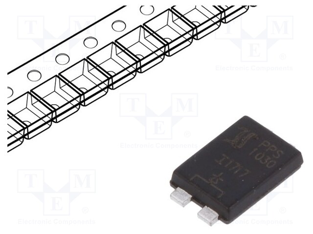 Diode: Schottky rectifying; SMD; 30V; 10A; PowerSMD