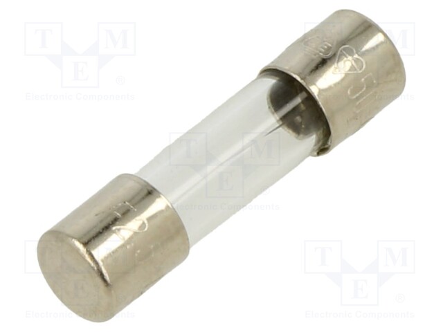 Fuse: fuse; 2.5A; 250VAC; glass; 20x5.2mm; brass; bulk