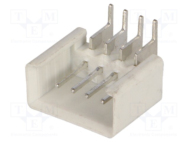 Socket; IDC; male; PIN: 4; angled 90°; THT; tinned; 2.54mm