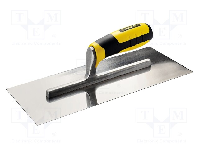 Finishing trowel; L: 320mm; W: 130mm; Mat: stainless steel