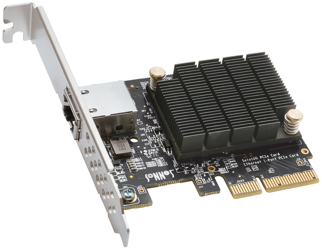 Solo10G 10GBASE-T Ethernet 1-Port PCIe Card