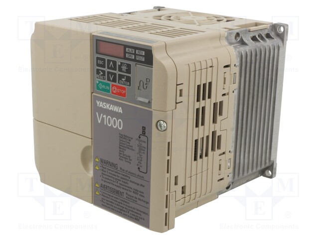 Vector inverter; Max motor power: 4/5.5kW; Out.voltage: 3x400VAC