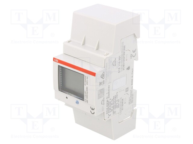 Meter; for DIN rail mounting; digital; Network: three-phase; 40A