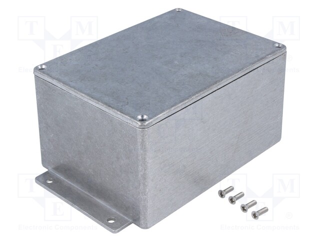 Enclosure: multipurpose; X: 100mm; Y: 140mm; Z: 75mm; aluminium; IP66