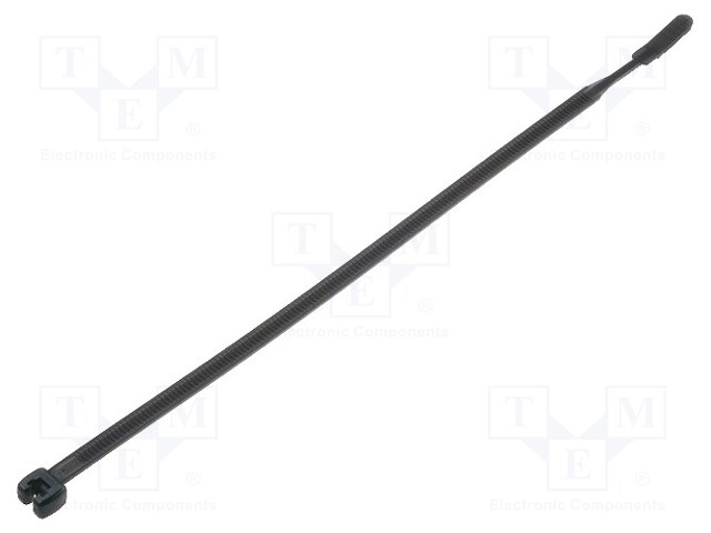 Cable tie; L: 210mm; W: 4.7mm; polyamide; 220N; black; Ømax: 50mm