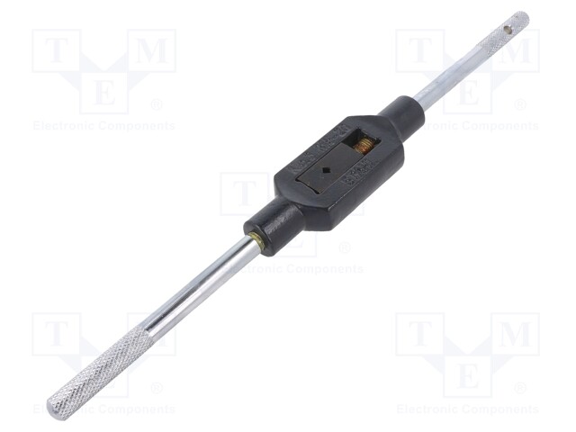 Tap wrench; steel; Grip capac: 7/32"-3/4",G 1/8"-G 1/2",M5-M20