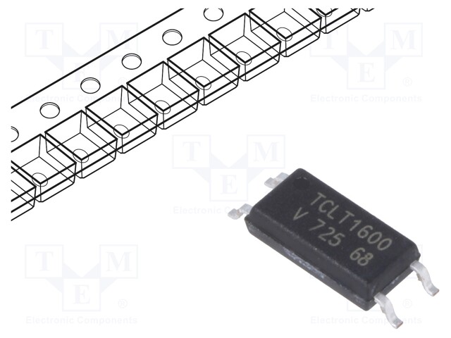 Optocoupler; SMD; Channels: 1; Out: transistor; Uinsul: 5kV; Uce: 70V