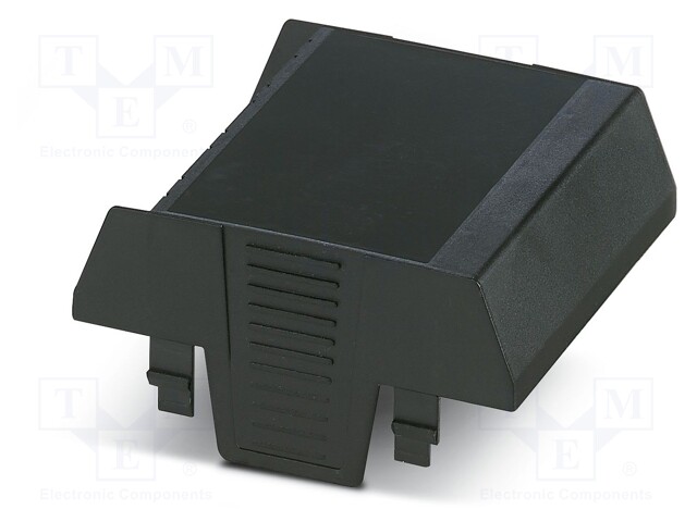 Cover; for enclosures; UL94HB; Series: EH 70; Mat: ABS; black; 70mm