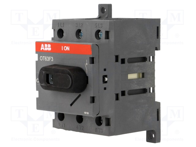 Switch-disconnector; Poles: 3; DIN; 63A; OT