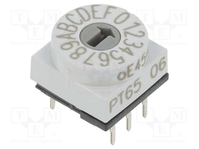 Switch: rotary; Pos: 16; 1uA/20mVDC; -20÷70°C; Mounting: THT