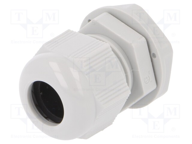 Cable gland; M20; IP68; Mat: polyamide; light grey