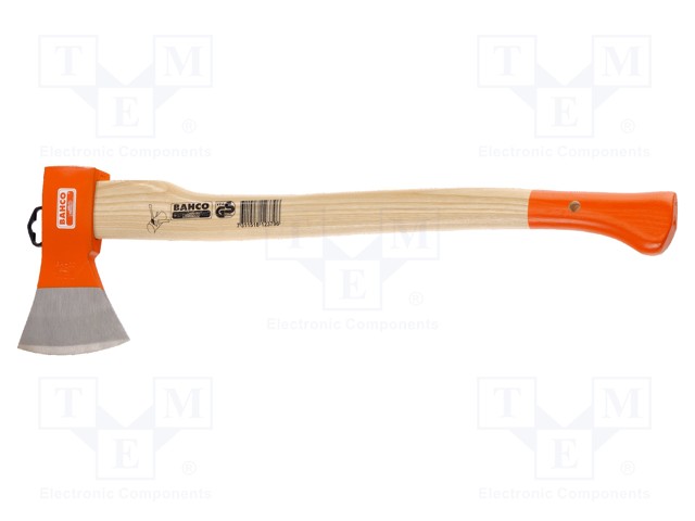 Axe; carbon steel; 700mm; 1.85kg; ashwood