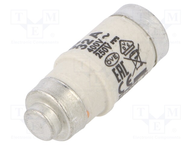 Fuse: fuse; gG; 32A; 400VAC; 250VDC; ceramic; D02; D0