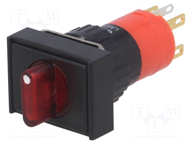 Switch: rotary; Pos: 2; SPST-NO + SPST-NC; 3A/220VAC; 2A/24VDC