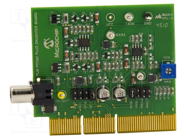 Power-Line Modem BPSK expansion board; PICtail Plus