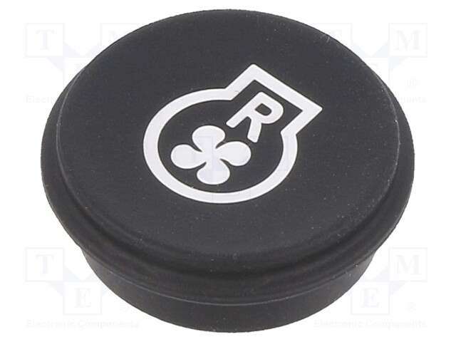 Button; Ø21mm; Pushbutton: round; black; 09