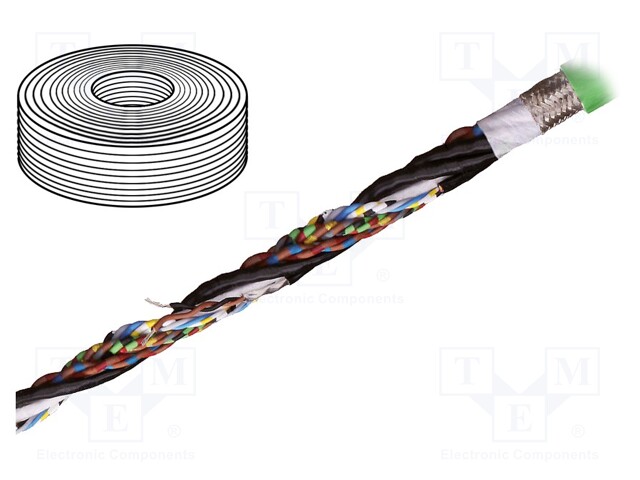 Wire: test lead cable; chainflex® CF211; 2x2x0,25mm2 + 2x0,5mm2