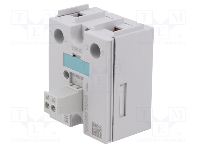 Relay: solid state; Ucntrl: 4÷30VDC; 30A; 24÷230VAC; -25÷60°C; IP20