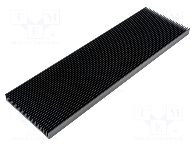 Heatsink: extruded; grilled; black; L: 1000mm; W: 300mm; H: 40mm