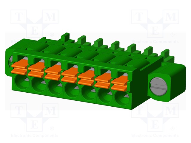 Connector: pluggable terminal block; plug; female; straight; 5.5A